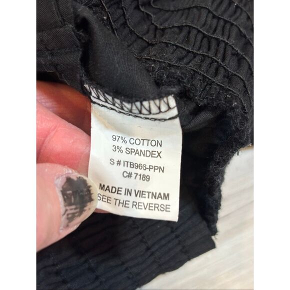 Grievergate Black Gothic Lace Up Corset Blouse Size M - Picture 10 of 10